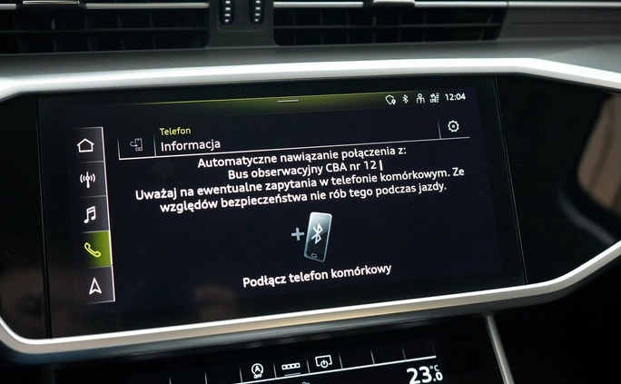 Audi A6 cena 189850 przebieg: 15564, rok produkcji 2023 z Chojnów małe 667